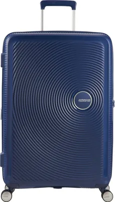 Produktbild von American Tourister Soundbox Spinner EXP 67/24 Medium Check-in Erweiterbar-Koffer mit 4 Rädern Midnight Navy 71.5/81 L