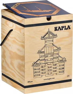 Image de KAPLA MA2 280 CASE Plaquettes en bois + livre d'art