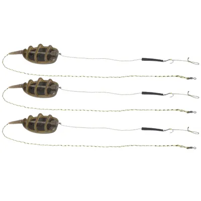 Produktbild von 3-teiliges Method Feeder Set, Inline Feeder, europäisches Angelzubehör, Angelausrüstung und Tackle