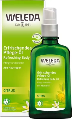 Zdjęcie produktu dla Weleda, Cytrusowy Olejek do ciala, 100 ml (PRODUKT Z NIEMIEC)
