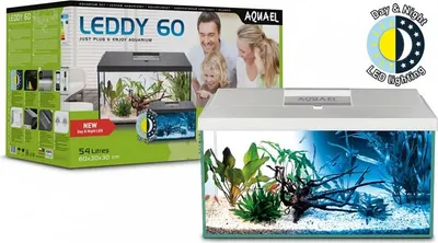 Immagine prodotto di Aquael Leddy 75 Day & Night 2.0 Bianco - Set acquario Aquael