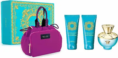Produktbild von Versace Dylan Turquoise Eau de Toilette 100ml + SG 100ml + BL 100ml + Tasche