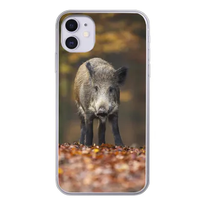 Produktbild von MuchoWow® Handyhülle Schutzhülle Hülle für iPhone 11 Wildtier - Wald - Herbst Silikon Softcase Handy Hülle - Handytasche