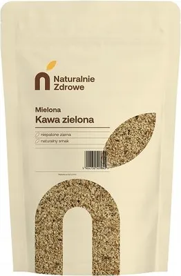 Obrázok produktu pre Prírodne zdravý zelený mletý kávový prášok, 250 g