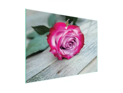 Image de Planche à découper en verre 40x30 Rose