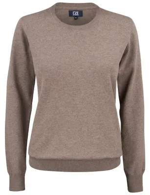 Immagine prodotto di Cutter & Buck - Felpa da donna "Oakville", colletto rotondo, cotone ET294 (taglia XL) (color nocciola)