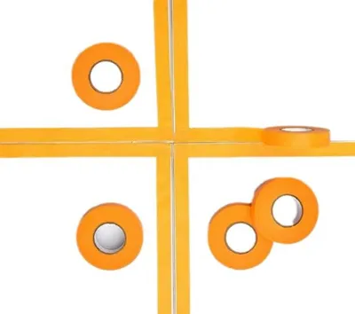 Immagine prodotto di 7 rotoli di nastro adesivo professionale oro 50 m x 20 mm - nastro crespo oro per pittori - nastro per mascheratura per pittori e decoratori - crespo per interni ed esterni - crespo per pittori - nastro adesivo versatile per lavori di pittura