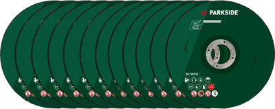 Produktbild von PARKSIDE® Winkelschleiferzubehör,125 mm (Trennscheiben Set 12tlg.)