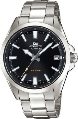 Obrázok produktu pre CASIO EDIFICE Hodinky z nehrdzavejúcej ocele, sivá farba, quartzový strojček, minerálne sklo, analógové