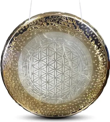 Produktbild von Spiegelgong Blume des Lebens - 70cm; ±5800g