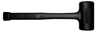 Produktbild von Rückschlagfreier Schonhammer 1200g mit Fiberglas-Stiel und Gummibeschichtung