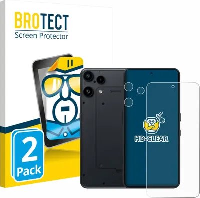 Produktbild von 2x Für Nothing Phone (3a) Lite (Display+Kamera) Schutzfolie BROTECT Displayschutz Display Schutz Folie Klar Transparent