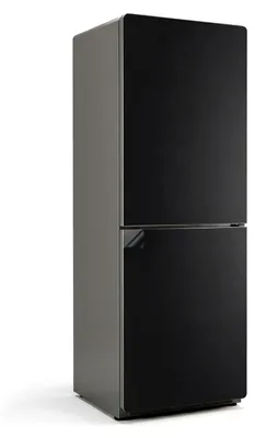 Produktbild von Farbe: Schwarz – Magnetische Kühlschrank Abdeckung – Dekorfolie magnetisch Küche – Kühlschrank Magnet Deko – selbstklebende Magnettafel – Magnetfolie für Kühlschranktür – 70x190 cm