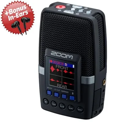 Obrázek produktu pro Záznamník zvuku Zoom H2essential + sluchátka do uší jako bonus