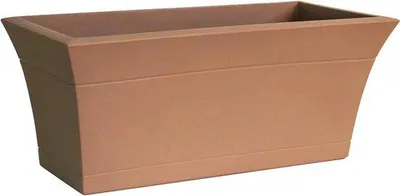 Obrázek produktu pro Zahradní květináč, hnědý, 77 x 35 x 32 cm