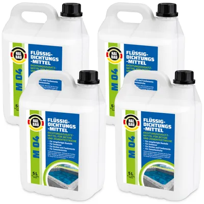 Obrázek produktu pro Plastifikátor Hydroizolace Tekutý tmel na beton 20L Cementový potěr Příměs do malty HALBAU M04