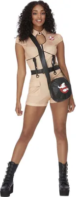 Produktbild von Ghostbusters Dame Korte Playsuit Beige Kostuum M