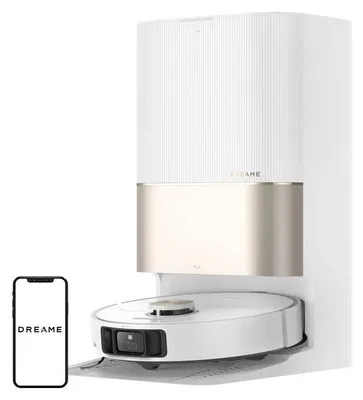 Produktbild von Dreame X40 Ultra, Beutellos, Weiß, Rund, Staubbeutel, Ladend, Purification, 76 dB