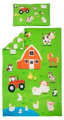 Obrázok produktu pre Detská posteľná bielizeň, rozmer 100 x 135 cm - motív farmy