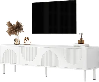 Produktbild von Lowboard / TV‑Schrank / TV‑Lowboard mit Stauraum, 180 cm, für Wohnzimmer, Schlafzimmer, Flur