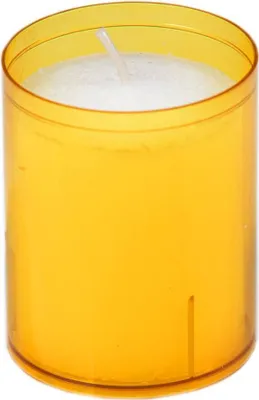 Produktbild von Sovie® Refill Kerzen in Orange 24 Stück im Tray - Brenndauer ca. 24 Stunden - Teelicht