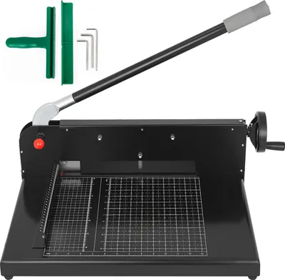 Image de SucceBuy Massicot A4, largeur 30,5 cm, massicot manuel robuste avec pince et verrouillage sécurisé pour le bureau à domicile