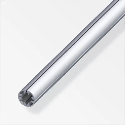 Produktbild von alfer Rundrohr 1 m, Ø 19.5 mm Aluminium roh blank