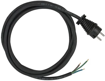 Produktbild von Brennenstuhl Anschlusskabel 3-polig 3m schwarz H05RR-F 3G1,5, 1160330