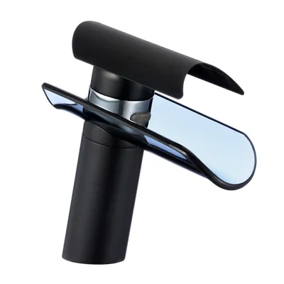 Immagine prodotto di Miscelatore per lavabo da bagno, nero, marca Glas Wasserfall.
Miscelatore per lavabo da bagno, finitura nera