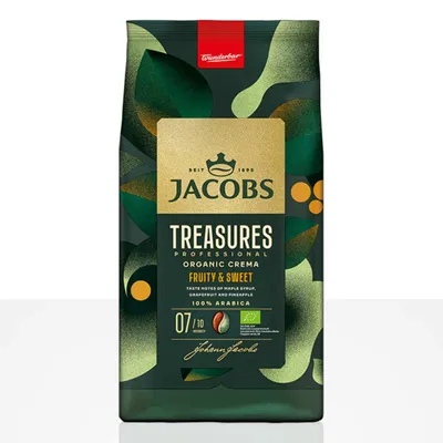 Produktbild von Jacobs Professional Treasures Crema 8 x 1kg Kaffeebohnen, 100% Arabica