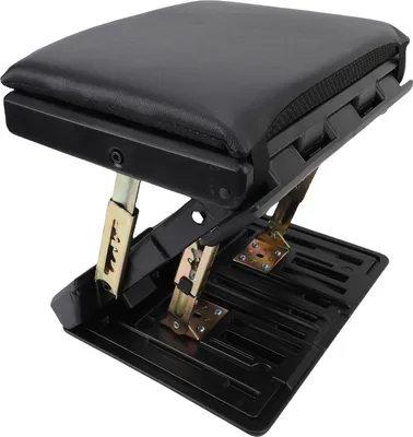 Produktbild von Verstellbare Fußstütze, 4-stufige Höhe, ergonomisch, faltbar, unter dem Schreibtisch, Massage-Fußstütze, maximale Belastung 140 Pfund, für Auto, Reisen, Büro