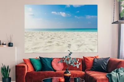 Zdjęcie produktu dla OneMillionCanvasses® - Obraz na płótnie - Fototapeta na płótnie - Tropikalny - Plaża - Morze - 150x100cm - Fotografia na płótnie - obraz