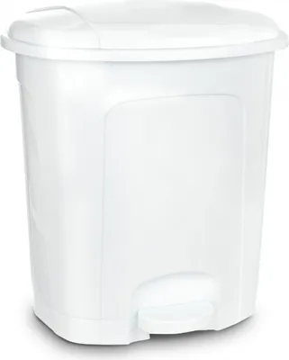 Zdjęcie produktu dla Biały kosz na śmieci Orion 5,5 l 731370