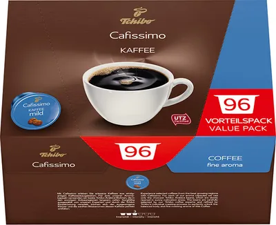 Produktbild von Tchibo Cafissimo Filterkaffee mild Kapseln, 384 Stück (4 x 96 Kapseln)