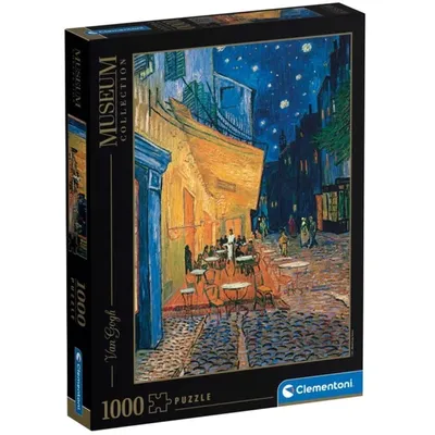 Produktbild von Clementoni Legpuzzle Van Gogh Cafe Terrasse bei Nacht, 1000st.