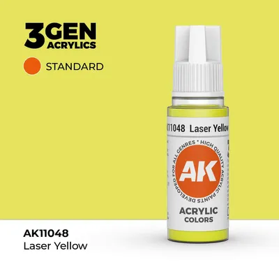 Produktbild von AK Interactive 3GEN Laser Yellow 17ml