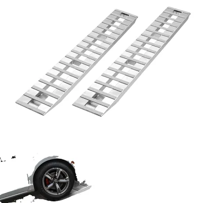 Produktbild von VEVOR 182,9x38,1 cm Aluminium-Rampen 2721,6 kg Tragfähigkeit Lade-Rampen 2 Stück, 10000 lbs-a, 108 x 15 in-a