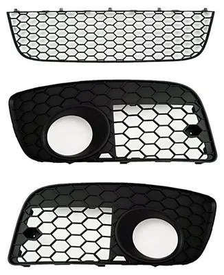 Produktbild von SET Lüftungsgitter GRILL GITTER Stoßstange vorne Für VW GOLF V 1K 10.2003 - 05.2009 GTI