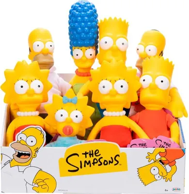 Image de Jakks Pacific Les Simpson Doudou assorti 30 cm jaune jaune One Size