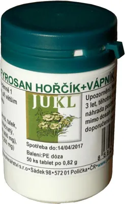 Obrázek produktu pro JUKL tablety Fyrosan Hořčík+Vápník