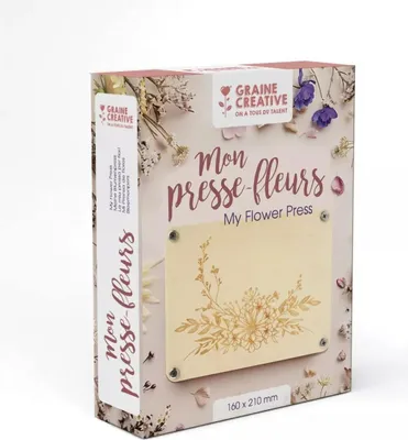 Image de Mon presse fleurs gravé