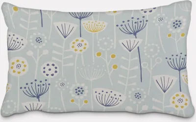 Produktbild von SCHÖNER LEBEN. Kissenhülle Fryett`s Halbpanama Blumen abstrakt mint Größe 40x60cm (HxB) 40x60cm (HxB) Größe