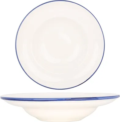 Produktbild von Bonna Pasta Teller - Linea Blue - Porzellan - 27 cm (400cc)