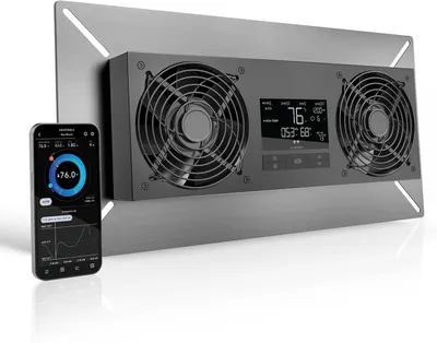 Productafbeelding van Infinity AIRTITAN T8-N, Kelder- en kruipruimventilator met WiFi-app-compatibele temperatuur- en vochtregeling, IP-55-gecertificeerd, toevoerlucht