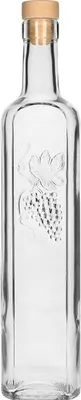 Produktbild von 500 ml Dekorative Flasche Karaffe/Weinflasche Leere Glasflasche mit Korken
