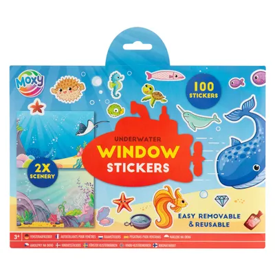 Produktbild von Kreatives Fensteraufkleber-Set 100+ Stk