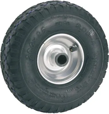 Productafbeelding van Luchtband 260 x 85 x 20 mm met stalen velg en naaf 75 mm