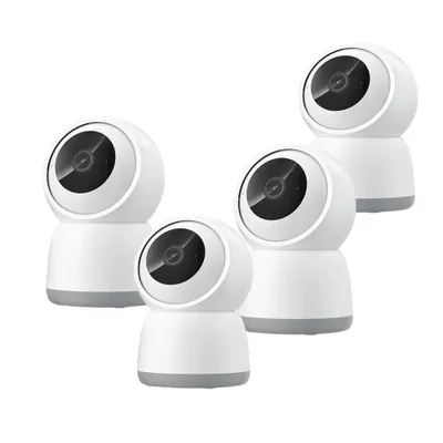 Produktbild von Überwachungskamera 4 Stück, Schwenkbar 360°, WLAN 2.4/5GHz, KI Personenerkennung, Auto-Tracking, Indoor für Baby, Kinder, Haustiere, 15M Nachtsicht