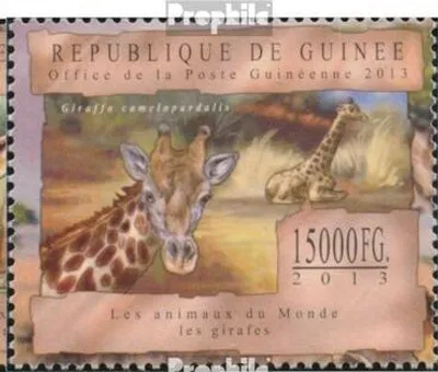Produktbild von Briefmarken Guinea 2013 Mi 9829-9831 (kompl. Ausgabe) postfrisch Giraffen (Giraffa Plancius)