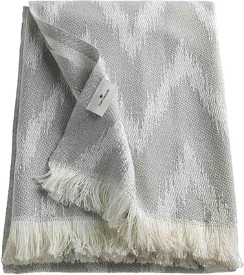 Produktbild von TOM TAILOR Sommerdecke ZIGZAG Hellgrau 140 x 180 cm
